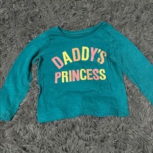 The Children's Place Teal 'Daddy's Princess' Long Sleeve Tee